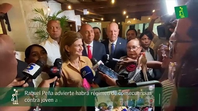 Raquel Peña advierte habrá régimen de consecuencias contra joven amenazó al presidente en video