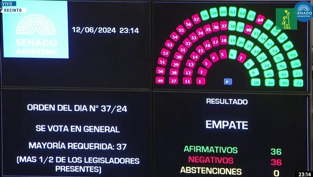 Reforma de Milei aprobada por senadores argentinos tras disturbios; irá a diputados