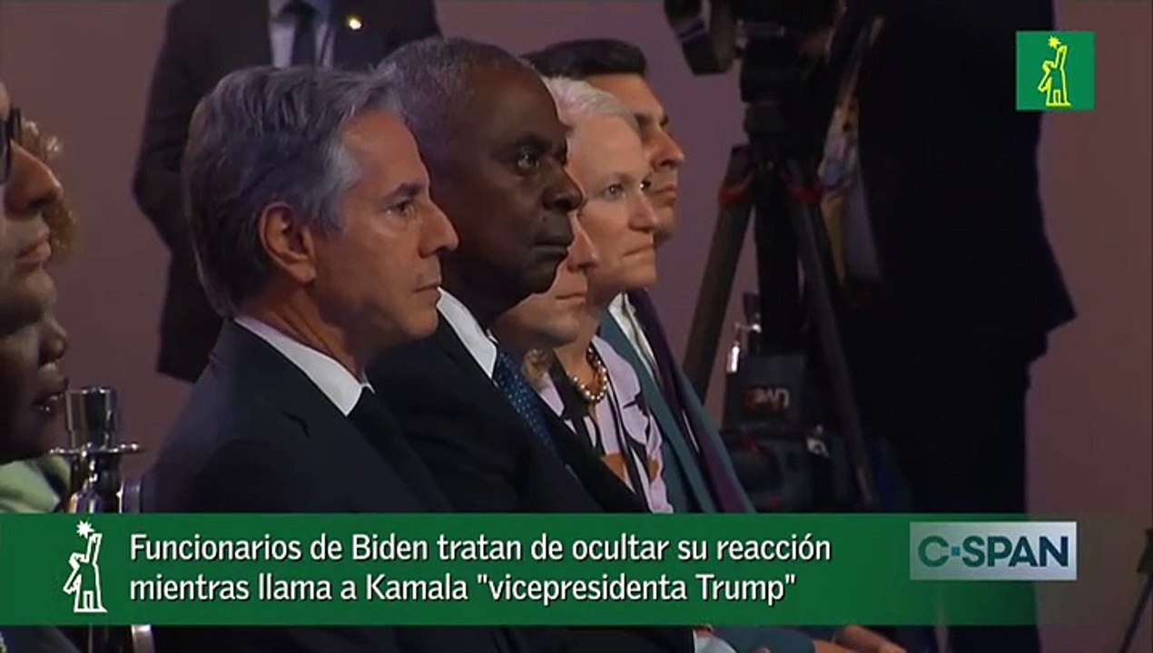 Funcionarios De Biden Tratan De Ocultar Su Reacción Mientras Llama A Kamala "Vicepresidenta Trump"