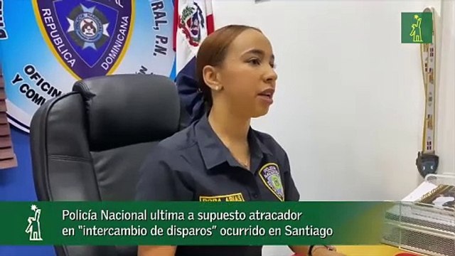 Policía Nacional Ultima A Supuesto Atracador En “Intercambio De Disparos” Ocurrido En Santiago