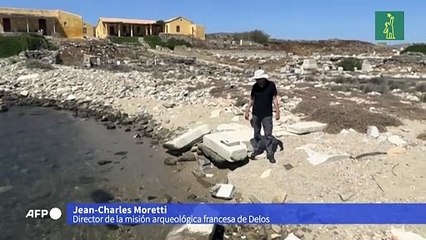 La subida del mar Egeo amenaza las ruinas de la isla griega de Delos