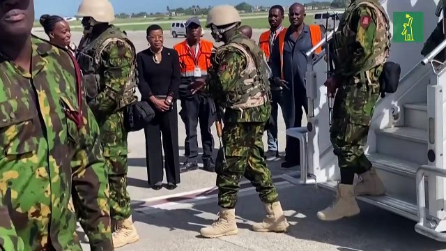 Primer contingente de policías kenianos llega a Haití para misión de seguridad