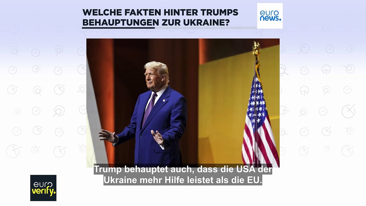 Faktencheck: Was ist die Wahrheit hinter Trumps Behauptungen zur Ukraine?