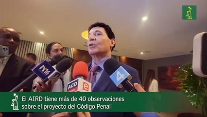El AIRD tiene más de 40 observaciones sobre el proyecto del Código Penal