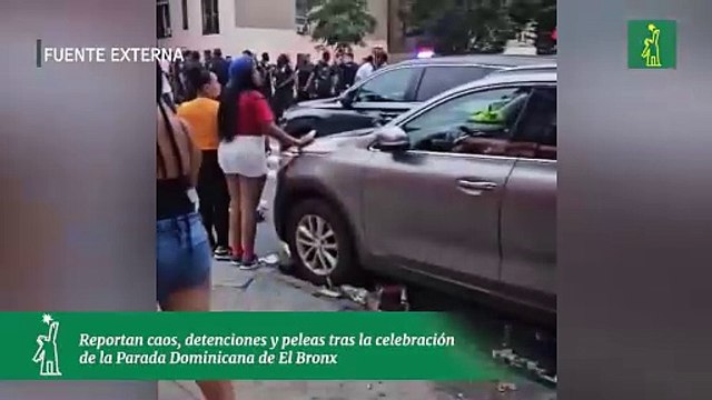 Reportan caos, detenciones y peleas tras la celebración de la Parada Dominicana de El Bronx