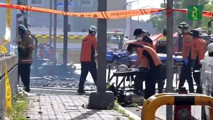 Una veintena de muertos en incendio en planta de baterías en Corea del Sur