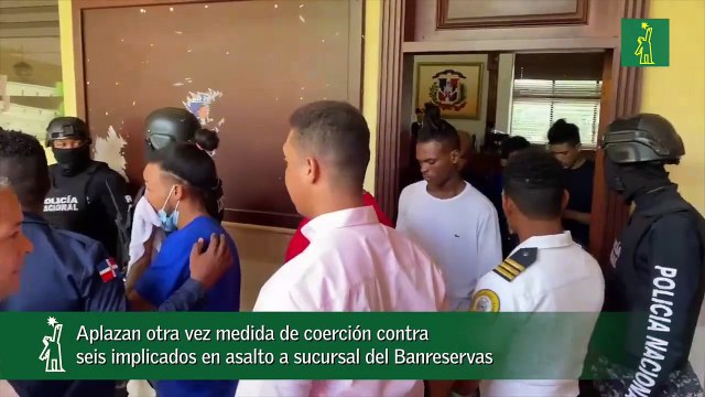 Aplazan Otra Vez Medida De Coerción Contra Seis Implicados En Asalto A Sucursal Del Banreservas