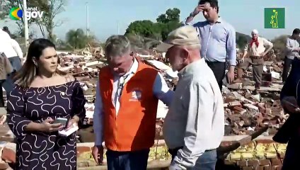 Presidente de Brasil regresa a zona devastada por las lluvias y firma medidas provisionales