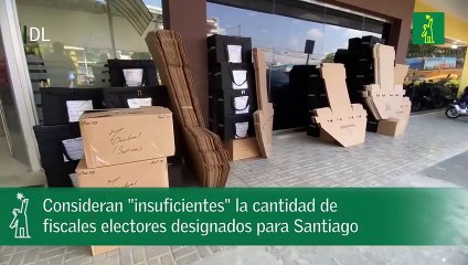 Consideran insuficientes la cantidad de fiscales electores designados para Santiago