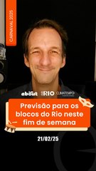Vai curtir os blocos do Rio neste fim de semana? Então fique ligado na previsão do tempo!