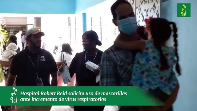 Hospital Robert Reid solicita uso de mascarillas ante incremento de virus respiratorios
