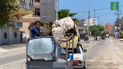 Miles de palestinos huyen de Rafah ante la amenaza de una ofensiva terrestre israelí