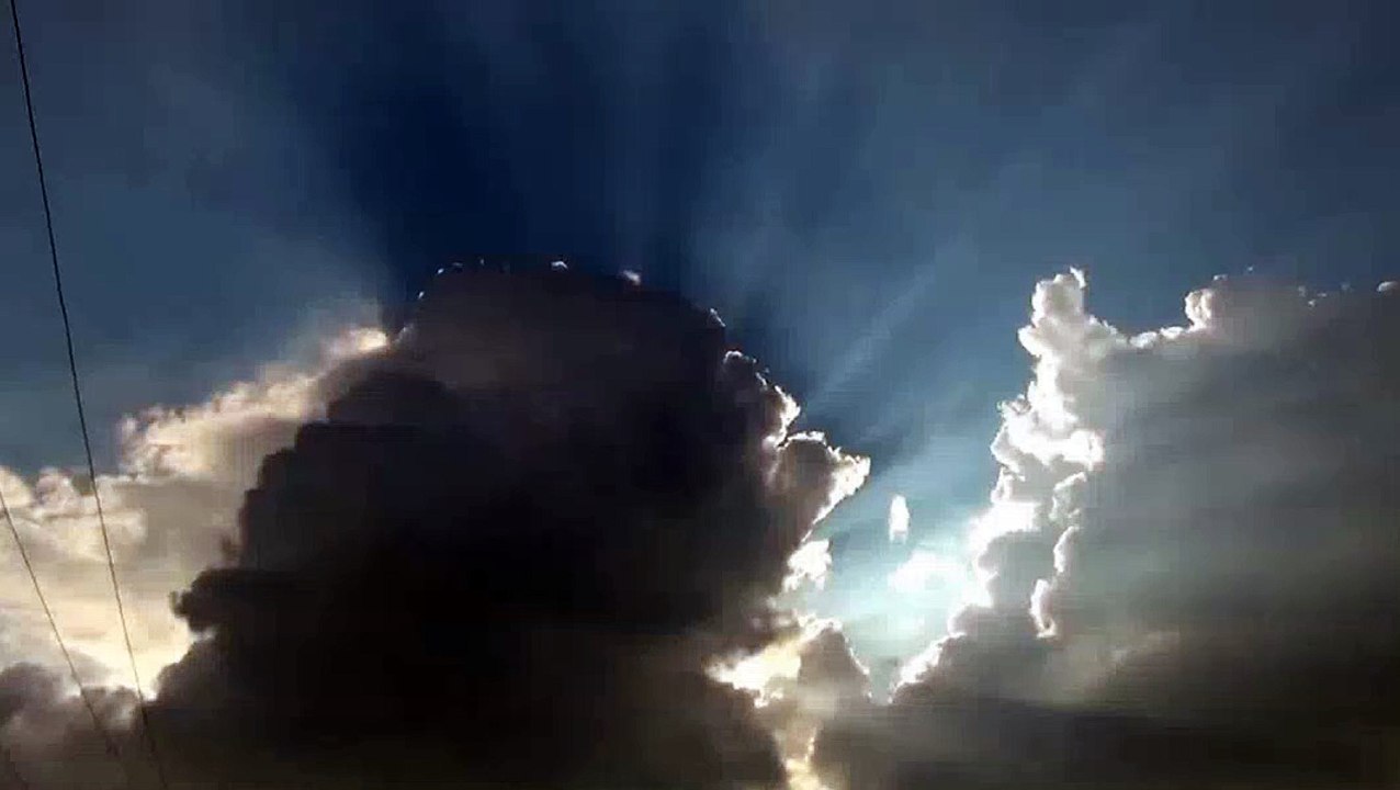 beautiful sky bluish white