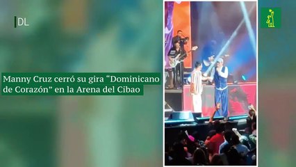 Manny Cruz cerró su gira “Dominicano de Corazón” en la Arena del Cibao