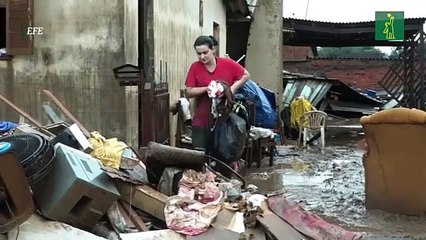 Lluvias aumentan en el sur de Brasil y la situación puede empeorar