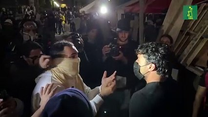 Enfrentamientos en universidad de Los Ángeles durante protestas propalestinos