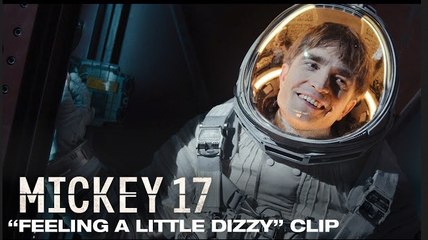 Mickey 17  | 'Feeling A Little Dizzy" Clip - Robert Pattinson