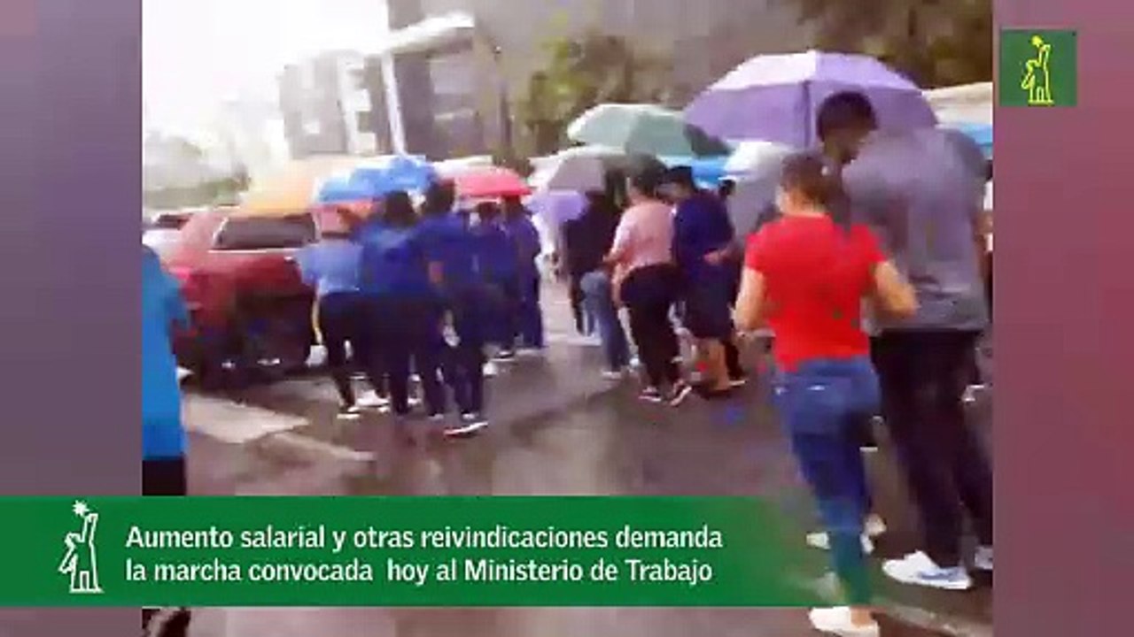 Aumento salarial y otras reivindicaciones demanda la marcha convocada  hoy al Ministerio de Trabajo