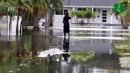 Inundaciones y vuelos cancelados en Florida dejan lluvias que no cesarán hasta el sábado
