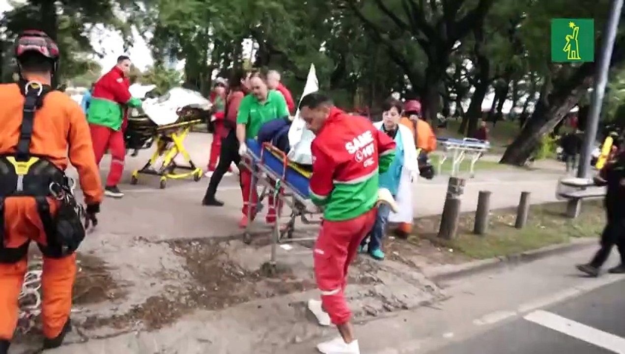Al menos 60 heridos por un choque de trenes en Buenos Aires
