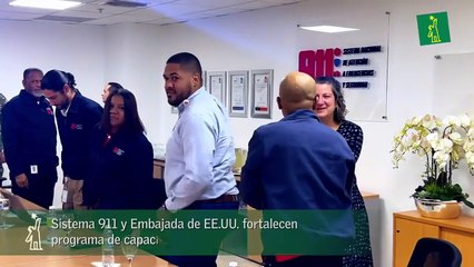 Sistema 911 y Embajada de EE.UU. fortalecen programa de capacitación tecnológica