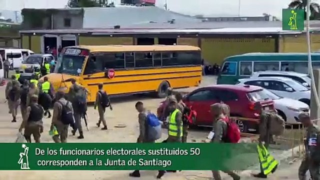 De los funcionarios electorales sustituidos 50 corresponden a la Junta de SantiagoDe los funcionarios electorales sustituidos 50 corresponden a la Junta de SantiagoDe los funcionarios electorales sustituidos 50 corresponden a la Junta de Santiago