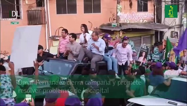 Omar Fernández cierra campaña y promete resolver problemas de la capital