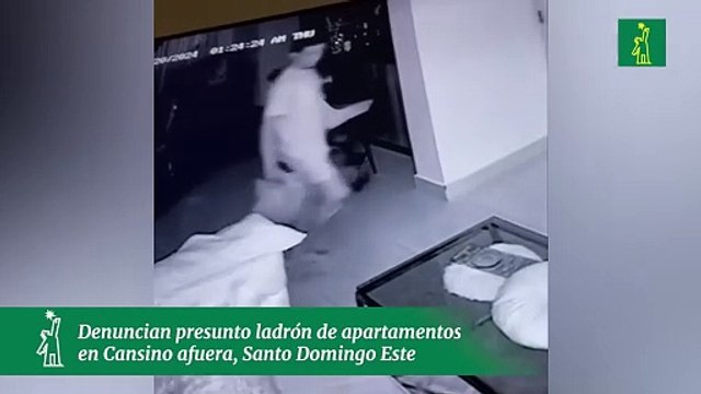 Denuncian presunto ladrón de apartamentos en Cansino afuera, Santo Domingo Este