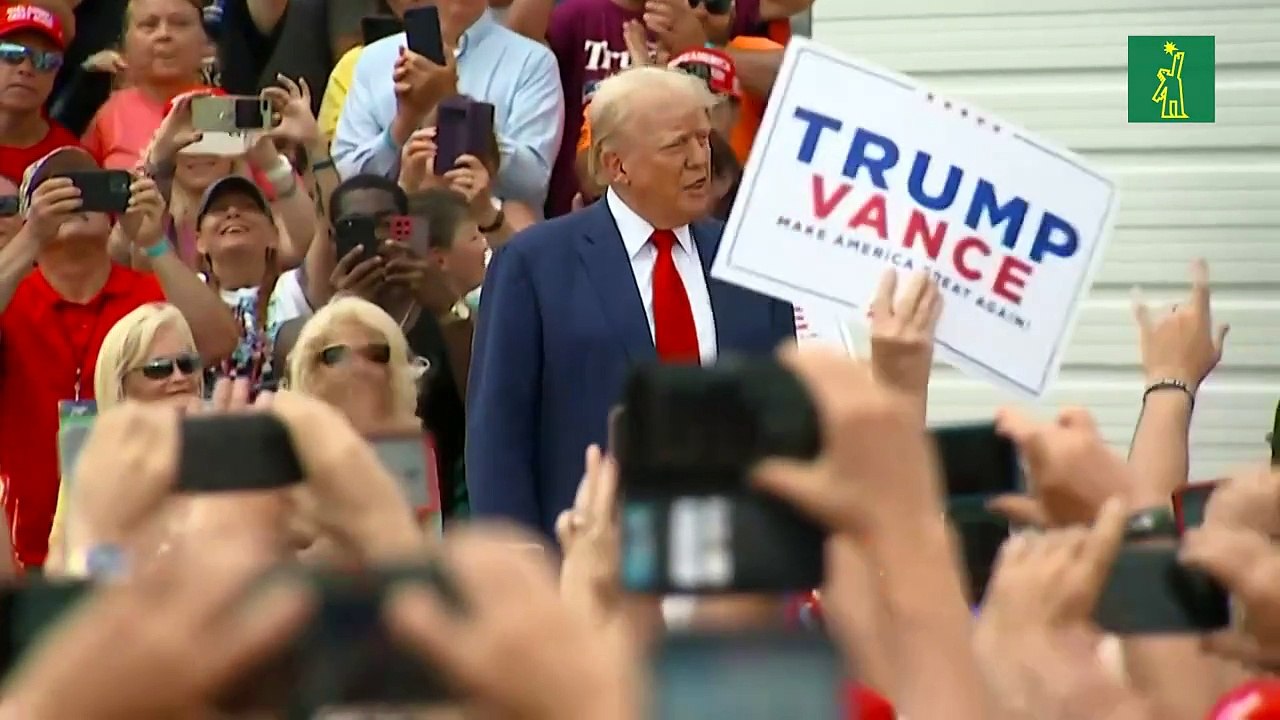 Trump arremete contra Harris en primer mitin al aire libre desde el intento de asesinato