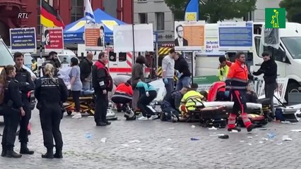 Seis heridos en un ataque con arma blanca durante un mitin de grupo antiislam en Alemania