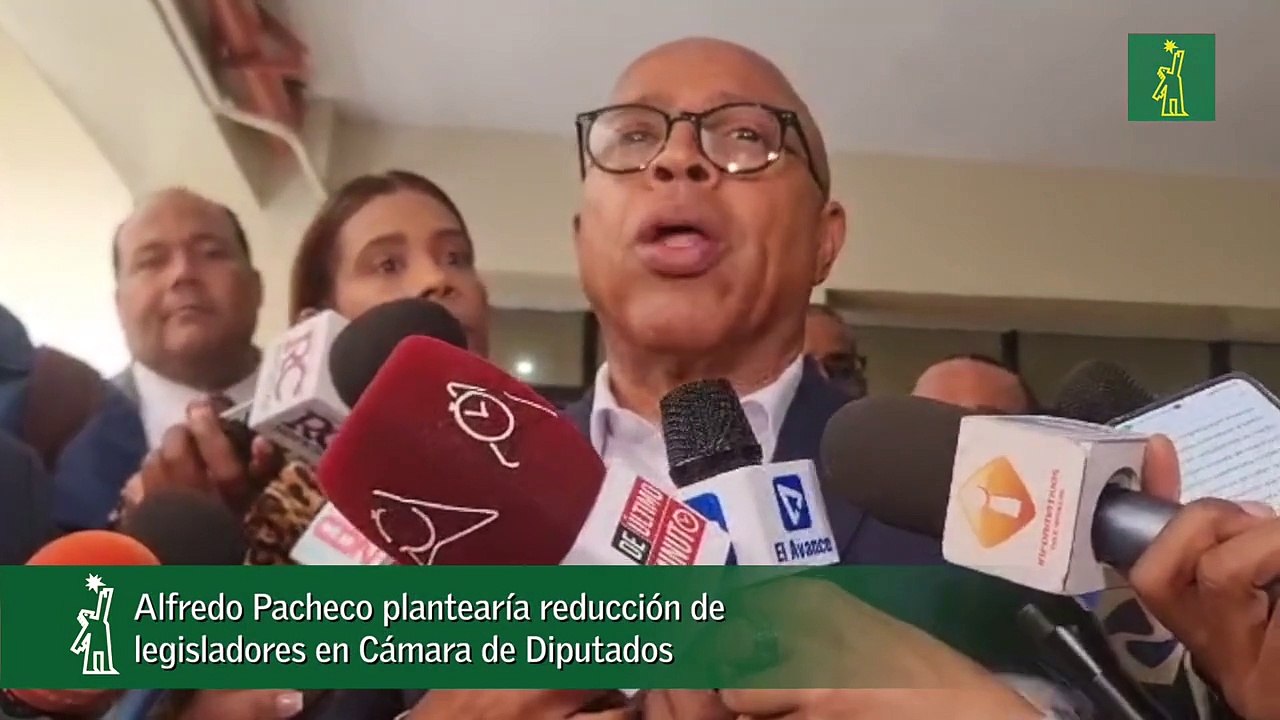 Alfredo Pacheco plantearía reducción de legisladores en Cámara de Diputados