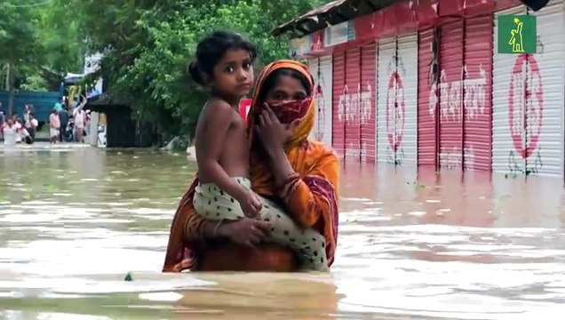Casi 300,000 bangladesíes en refugios de emergencia por las inundaciones