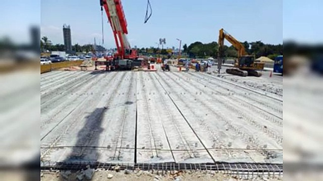 Completan trabajos para la ampliación de carriles en el kilómetro 9