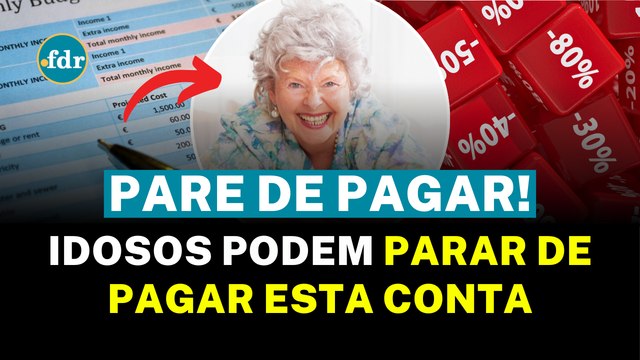 IDOSOS E APOSENTADOS PODEM PARAR DE PAGAR ESSA CONTA! VEJA AS REGRAS E COMO PEDIR ISENÇÃO!