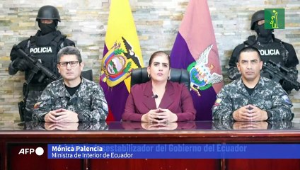 Ministra de Ecuador denuncia intento "desestabilizador" de vicepresidenta