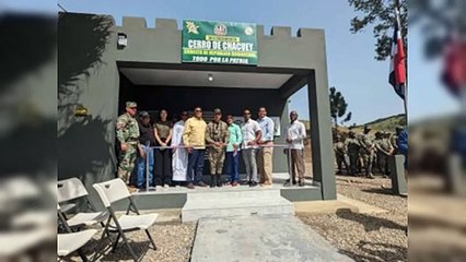 El Ejército inaugura nuevo cuartel Cerro de Chacuey en Dajabón