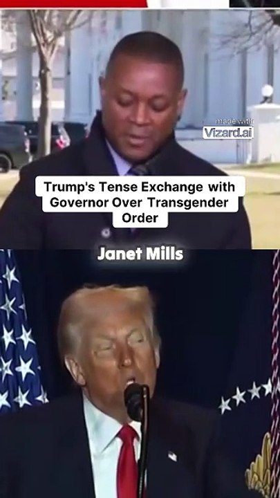 Trump's Tense Exchange with Governor Over Transgender Order || BREAKING NEWS ||