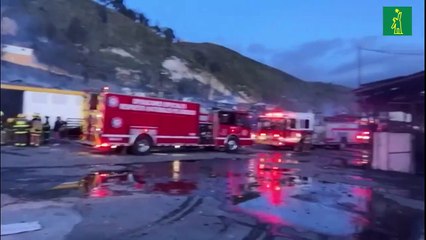 Un muerto y una treintena de heridos en explosión de fábrica de pólvora cerca de Bogotá