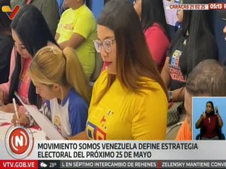 Movimiento Somos Venezuela define estrategias de cara a las elecciones del 25 de mayo