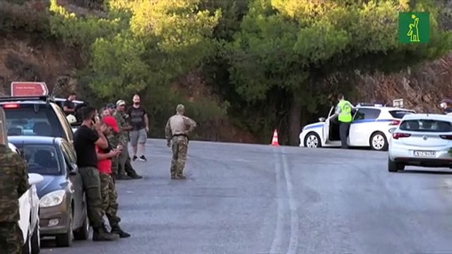 Grecia lucha contra los incendios forestales en medio de fuertes vientos