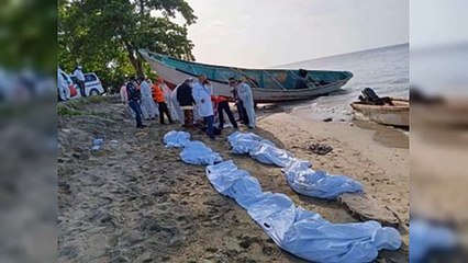 Fueron 14 las osamentas encontradas en embarcación en Río San Juan