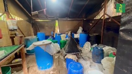 Ejército colombiano desmantela mega laboratorio de drogas en la selva