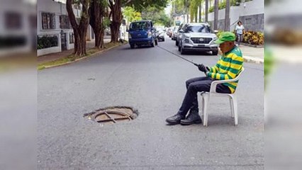 Boquete en la calle Cayetano Rodríguez