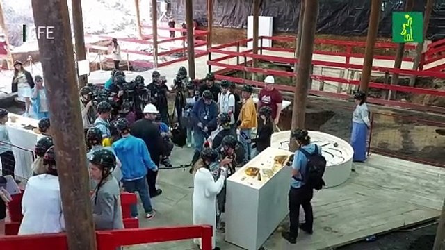 Moscú presenta sus hallazgos arqueológicos más recientes en pleno corazón de la capital.mp4
