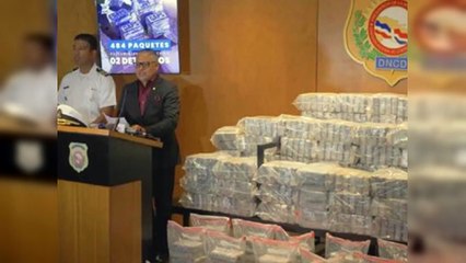 Narcotráfico: atrapan dos hombres con cargamento de 484 paquetes