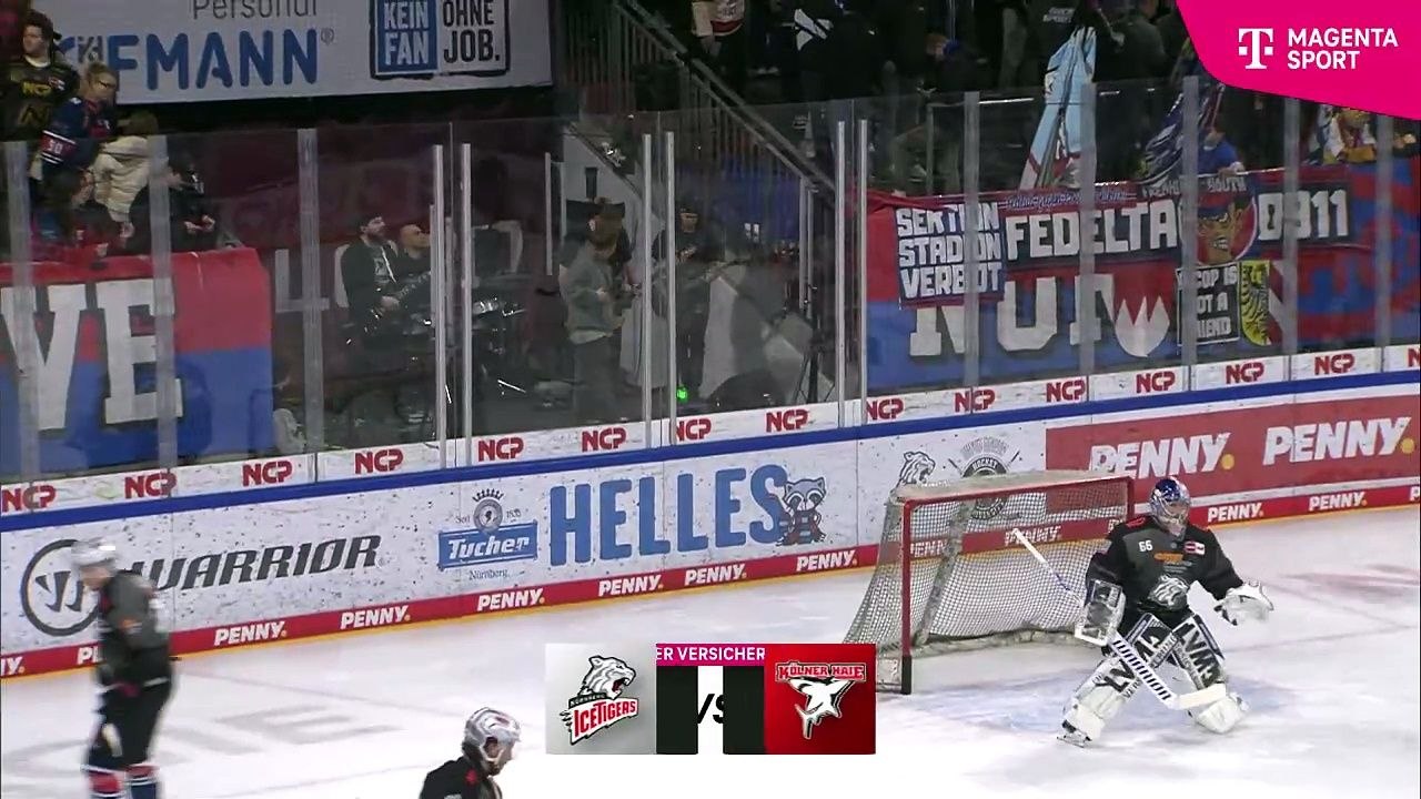 Highlights von Nürnberg Ice Tigers - Kölner Haie