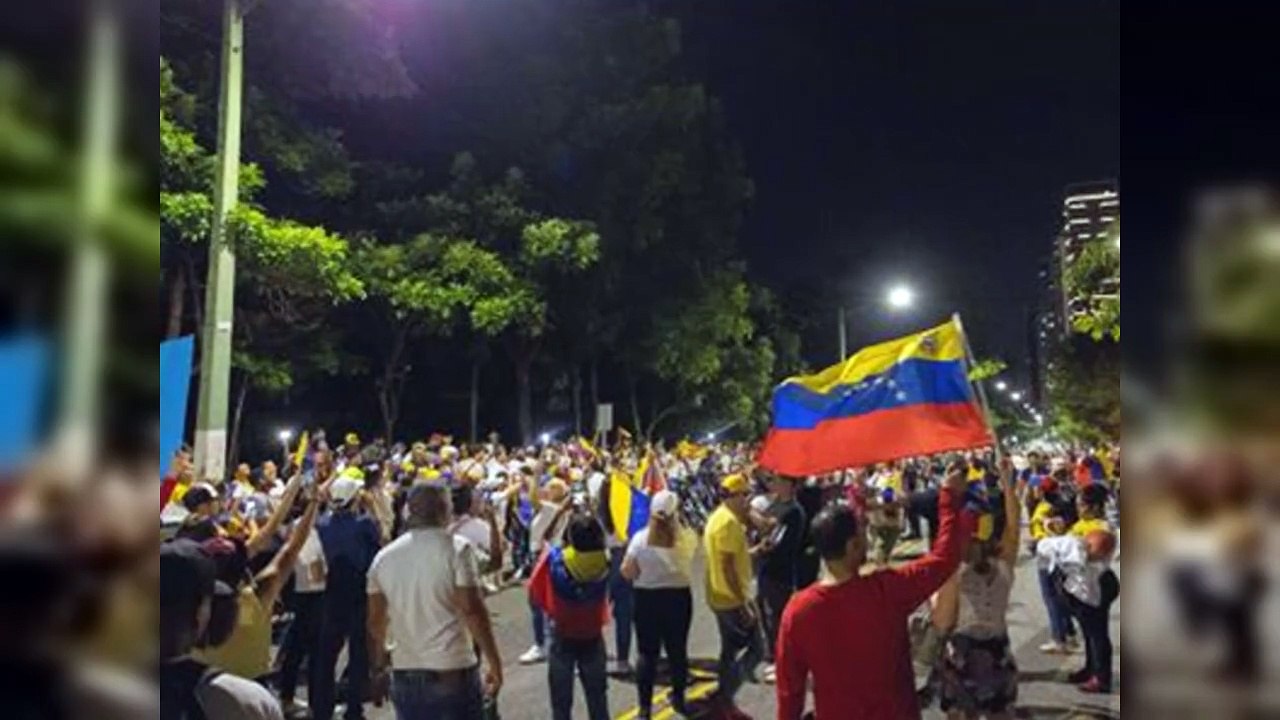 Elecciones en Venezuela: Venezolanos en RD protestan