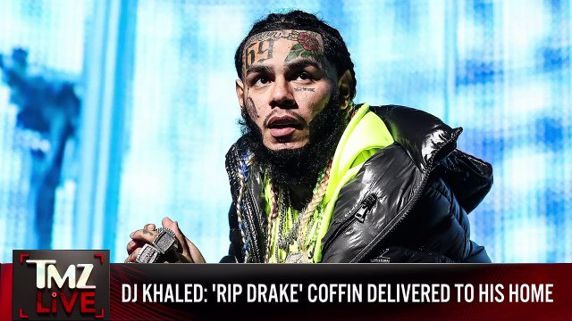 DJ Khaled Receives Casket at Florida Home Days After Tekashi 6ix9ine Got One | TMZ Live