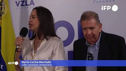 Oposición de Venezuela: "Ya tenemos cómo probar la verdad" de las presidenciales
