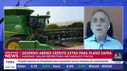 O que significa o crédito extra ao Plano Safra anunciado por Haddad? David Marco Telio comenta